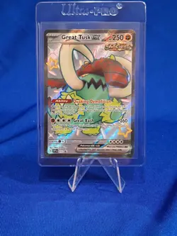 Great Tusk EX SVP 072 Promo Pokemon TCG NM - Image 1
