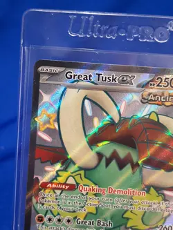 Great Tusk EX SVP 072 Promo Pokemon TCG NM - Image 3