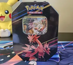 Pokemon Crown Zenith Tin Galarian Zapdos ✅New Factory Sealed✅ - Image 1