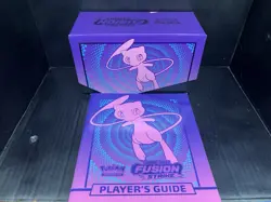 Pokemon TCG Fusion Strike Mew Elite Trainer Box ETB + Players Guide *EMPTY* - Image 1