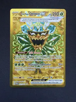 Pokemon TCG Teal Mask Ogerpon EX Scarlet Violet Twilight Masquerade Card 221/167 - Image 1