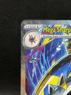 Pokemon TCG Mega Sharpedo Ex 127/094 Me02 Phantasmal Flames Holo ENG SIR LP - Image 2