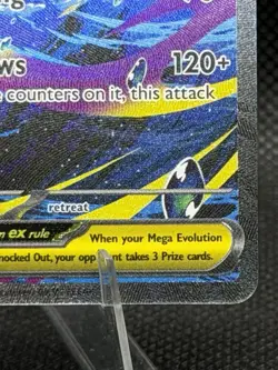 Pokemon TCG Mega Sharpedo Ex 127/094 Me02 Phantasmal Flames Holo ENG SIR LP - Image 4