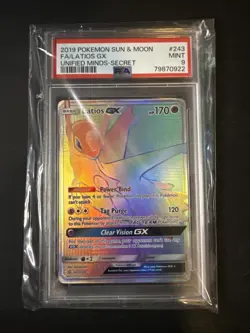 Pokemon TCG: Latios GX Secret Rare #243/236, Unified Minds Holo PSA 9 MINT - Image 1