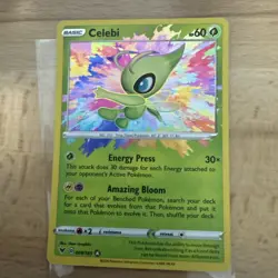 Celebi 009/185 Amazing Rare Pokemon TCG Vivid Voltage Near Mint - Image 1