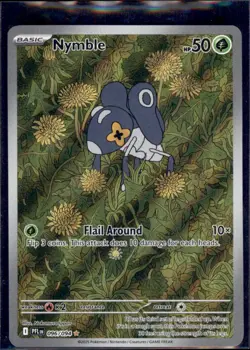 Nymble 096/094 Illustration Rare Phantasmal Flames Pokemon Holo NM - Image 2