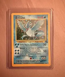 Wizards Articuno Fossil Holo Rare 2/62 English Unlimited HP70 1999 TCG - Image 1