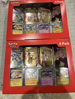 Pokemon TCG: Scarlet & Violet 151 Mini Tins 4 Pack X2 Sams Club Exclusive Sealed - Image 1