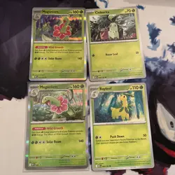 Pokemon TCG Meganium 001 Holo Promo Mega Evolution player set 2 - Image 1