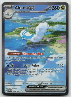 Pokemon Altaria ex 253/182 Paradox Rift Special Illustration Rare Holo NM - Image 1