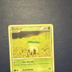 The Pokemon Company Pokemon TCG Sunkern 85/123 HeartGold SoulSilver Reg Com Eng - Image 2