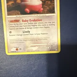 The Pokemon Company Pokemon TCG Happiny 52/123 MT Regular Eng 60 HP - Image 3