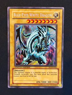 Yu-Gi-Oh! Blue-Eyes White Dragon FL1-EN001 Forbidden Legacy Secret Holo Ltd - Image 1
