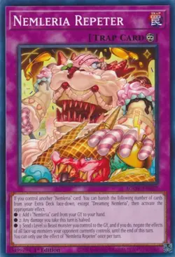 1x Nemleria Repeter - 1st Edition NM Eng YuGiOh - Age of Overlord - Image 1