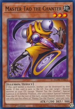 1x Master Tao the Chanter - 1st Edition NM Eng YuGiOh - Age of Overlord - Image 1