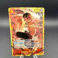 Bandai One Piece Card Game Portgas.D.Ace OP16-018 SEC - Image 1