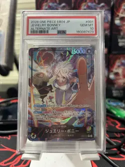 2026 ONE PIECE JAPANESE EB04-EXTRA BOOSTER EGGHEAD CRISIS JEWELRY BONNEY PSA 10 - Image 1