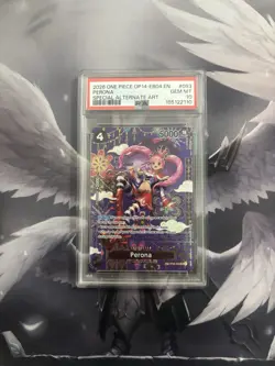 Bandai 2024 One Piece CCG Perona OP06-093 SP Alt Art Foil EN PSA 10 - Image 1