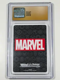 CGC PRISTINE 10 Captain America Vibranium Shield Weiss Schwarz Marvel S113-086 - Image 2