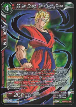 SS Son Gohan, Self-Taught Truth BT23-011 SR Dragon Ball Super Card - Image 1
