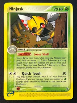 Ninjask 18/97 Ex Dragon - Rare Pokemon Card Near Mint - Image 1