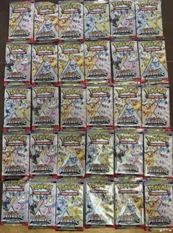 60 SEALED Pokemon TCG Prismatic Evolutions Booster Packs - Image 1