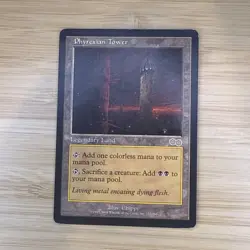 MTG Phyrexian Tower Urza's Saga Regular Card NM/LP Condition - Image 1