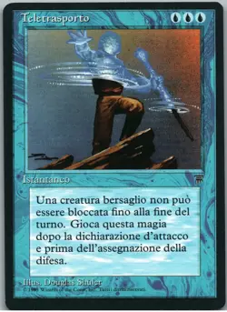 Legends Italian MTG Teleport Magic Rare - Image 1
