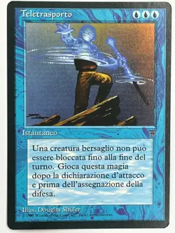 MTG 1X Teleport X1 (Italian) Legends Magic - NM - Image 1