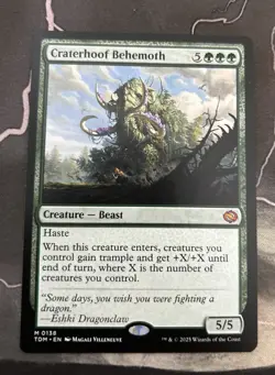 Craterhoof Behemoth Tarkir: Dragonstorm Regular Card #138 Mythic Creature - Image 1