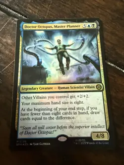 2025 MTG TCG English Doctor Octopus Master Planner SPM 0128 M Foil - Image 1