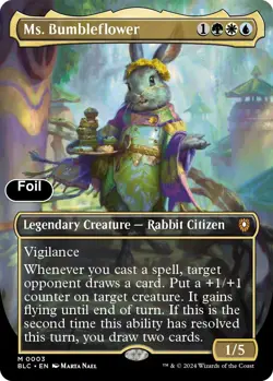 Magic - Ms. Bumbleflower (Borderless) - Foil [BLC - 3 Near Mint] - Image 1