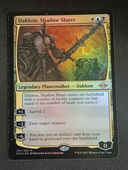 MTG Magic FOIL Dakkon, Shadow Slayer Modern Horizons 2 NM - Image 1