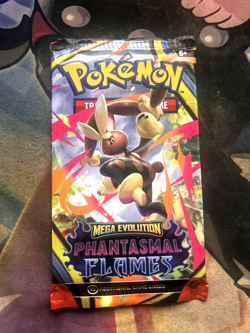 Pokemon Mega Evolution Phantasmal Flames Booster Pack - Image 1