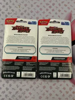 Pokemon TCG Destined Rivals Checklane Blister Pack Eevee & Zarude-2 Packs - Image 2
