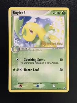 2005 BAYLEEF Prerelease Pokemon Card #35 35/115 Unseen Forces Promo NM (C) - Image 1