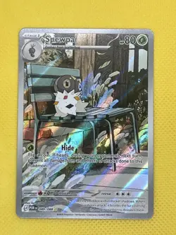 Pokemon TCG Spewpa 089/088 Paldea Evolved Illustration Rare Holo Full Art EN - Image 2