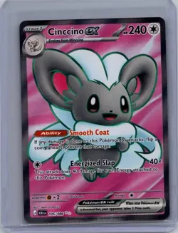 Pokemon TCG Chaos Rising Cinccino Ex 105/086 - Image 1
