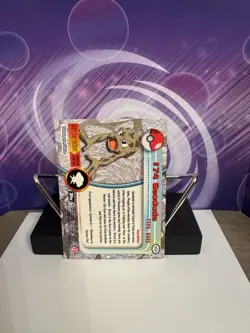 Topps Pokemon Geodude #74 1999 TV Animation Edition Non Holo Black Logo LP - Image 2