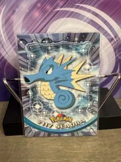 Seadra #117 Blue Label 2000 Topps TV Animation Edition Pokemon - Image 1