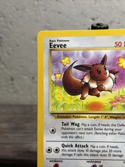 Eevee 51/64 Jungle Regular Common-Pokemon TCG-WOTC-Fast Shipping-NM!! - Image 2