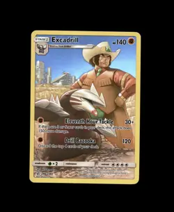 Excadrill TCG Pokemon Cosmic Eclipse Secret Rare Holo (NM) - Image 1