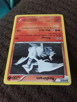 Reshiram 26/114 Holographic Rare Pokemon Card - Image 2