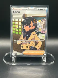 2026 Pokemon Chaos Rising Emma 107/086 NM **Fresh Pull** - Image 1