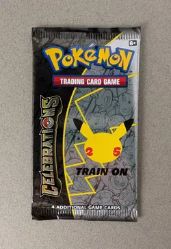 Pokemon TCG Celebrations Booster Pack 25th Anniversary 2021 Sword & Shield - Image 1