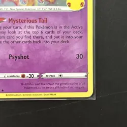 2021 Mew Holo Rare Pokemon TCG Celebrations Card 011/025 Nm/lp - Image 4