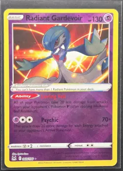 Radiant Gardevoir 069/196 Lost Origin Holo Rare Pokemon 2022 - Image 1