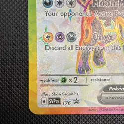 Pokemon TCG Umbreon ex SVP176 SV: Scarlet & Violet Promo Tera Holo EN 280HP - Image 2
