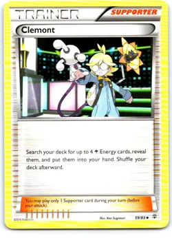 Clemont 59/83 Uncommon Generations Pokemon Near Mint - Image 1