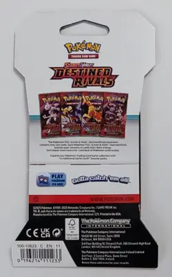 2025 Pokemon TCG Scarlet & Violet Destined Rivals Sealed Booster Pack Mew-Two - Image 2